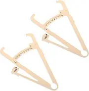 2Pcs Caliper for Men Women Accurate Measurement Device with Charts for Fitness Tracking Health Monitoring Scale