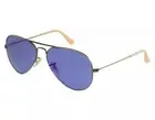 Ray-Ban RB3025 167/68 Aviator Sunglasses - Unisex Bronze Blue Mirror