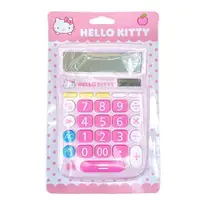 在飛比找樂天市場購物網優惠-小禮堂 Hello Kitty 12位元太陽能大按鍵計算機 
