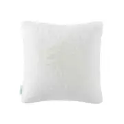 Koolaburra by Ugg Shae Faux Fur Throw Pillow White gold Kids Snuggle Square NEW