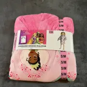 Disney Princess Oversized Hooded Pullover Robe Pink Girls Size Small / Medium