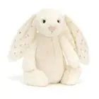 JELLYCAT TWINKLE BUNNY RARE CREAM WITH STARS NEW WITH TAGS