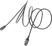 JEWEDECO 2m Male to Male Video Cable Ultra Thin Flexible Cord for Monitor Laptop and Computer Stable Signal Transmission for High Definition Display