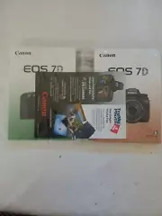 Canon EOS 7D Digital Camera Bilingual Instruction Manuals with Disc New Sealed
