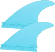 Totority 1 Pair Surfboard Fin Durable Replacement Paddle Fins for Enhanced Stability and Steering Easy Install Design for Inflatable Surfboards and Paddleboards Water Divider Accessories