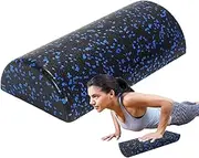 Exercise Roller Foam - Half-Round Back Stretching Roller,Firm Yoga Roller Foam, Workout Roller Foam For Physical Relief