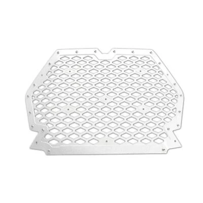 WHITE 2019+ RZR XP1000 CNC Billet Aluminum Grill USA Made Polaris XP Turbo S