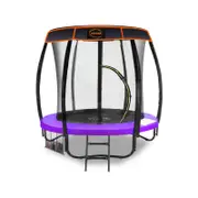 Kahuna Trampoline 6ft With Roof Cover - Purple