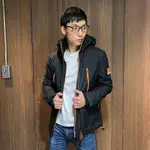 美國百分百【SUPERDRY】極度乾燥 ATTACKER 風衣 連帽 防風外套 夾克 刷毛 男 黑橘色 S號 BE26