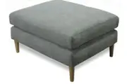 EL Alisha Ollie Fabric Upholstered Ottoman