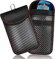 Upgraded Faraday Bag for Key Fob, Premium Faraday Key Fob Protector– Car RFID Signal Blocking, Car Security Protection, Anti-Theft Pouch, Anti-Hacking Case Blocker- 1Pcs