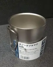 Snow Peak Titanium Double Mug 600