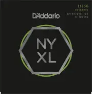 5 Sets D'Addario NYXL 1156 Strings Medium Top Extra Heavy Bottom 11-56 NYXL1156