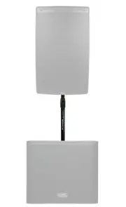 Rockville M20 Threaded Air Assist Subwoofer to Speaker Pole Mount For QSC KW181