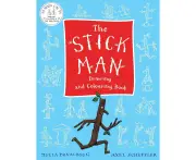 Stick Man Drawing and Colouring Book