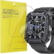 Blueshaweu Compatible for LIGE Smartwatch Men 1.83'' AS-ST9 Screen Protector, [6 Pack] Full Coverage TPU Clear Film Compatible with LIGE Smartwatch C20_Pro/LIGE Smartwatch ST9 (6 pack)