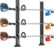 Fumingpal Weed Eater Racks for Open Trailer - Trimmer Rack Weedeater Rack for Trailer Landscape Truck Holder Lawn Equipment Accessories w/Lock