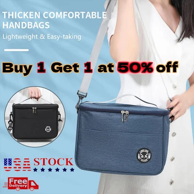 Insulated Lunch Bag Large Capacity Work Office Insulated Box Women and Men Kids