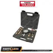 Toledo Petrol Compression Tester Kit - Dual Scale Calibrated 300PSI & 21KG/CM