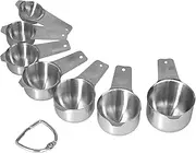 7-Piece Stainless Steel Measuring Cup and Spoon Set, Cups and Spoons,Kitchen Gadgets Baking gist for Home Cooks and Professional Bakers