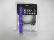 Ethereal MHX-A1 Audio Stereo RCA Cable 3.2ft Gold Plated RCA 1m *NEW*