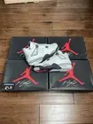 Size 7Y- Air Jordan 4 Retro OG 2025 White Cement (EARLY PAIR )