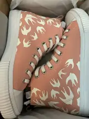 MCQ Alexander McQueen Swallow High Top Sneaker Light Pink EU 40/US women 10 New