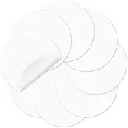 Colorful Dry Erase Dots Circles Whiteboard Marker Removable Stickers Spots Wall Decals for School Classroom Teachers Students Table & Desk White, 8 Pack