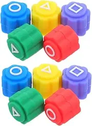 10pcs Gravel Sieve Game Family Travel Games Flying Stone Hand Eye Coordination Korean Jacks Traditional Korean Tossing Hand Eye Coordination Training PVC