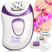 4 in 1 Body Leg Face Electric Callus Remover Epilator Tweezer Hair Shaver Razor
