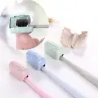 4 PCS Set Portable Travel Toothbrush Cover Wash Brush Cap Case Boxe