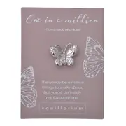 Gibson Gifts Equilibrium Silver Pin/Brooch One in a Million Women Accessory