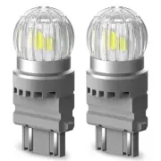 AUXITO LED Tail White Brake Backup Reverse Light Signal 3157 3156 Bulbs 2X (for: Smart)