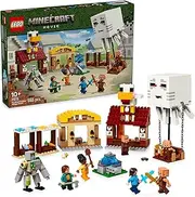 LEGO Minecraft The Ghast Balloon Village Attack, Kids Toy for 10+ Year Old Boys, Girls & Gaming Fans, Movie Building Set with Steve's House, 4 Minifigures & an Iron Golem Construction Figure 21273