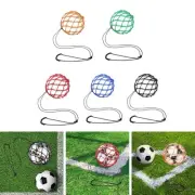 Soccer Ball Net Kicker Adjustable Indoor Training Aid Football Kick Trainer for