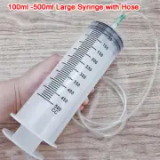 100ml-500ml Large Capacity Reusable Syringe Pump Hydroponics Measuring 1m Tube