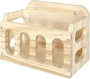 Hay Feeder, Pet Wooden Hay Feeder for Rabbits, Small Animals Feeding Holder Hay Manger Rack Wooden Grass