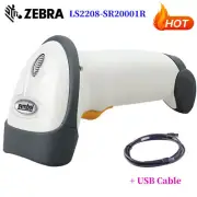 Zebra Symbol LS2208-SR20001R 1D Laser Handheld Barcode Scanner With USB Cable