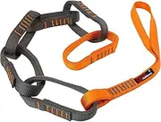 GM CLIMBING 23kN Nylon Safe Chain CE UIAA Certified 16mm Double Wrapped Sling for Personal Anchor Tether System Aid Climbing Hammock Suspension 97cm / 38in