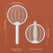 Foldable Electric Mosquito Racket Killer Fly Swatter Trap USB Rechargeable Home