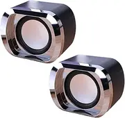 Computer Speakers for Desktop,Portable Multimedia Speaker - Clear Sound Quality Multimedia Versatility Desktop USB Speakers