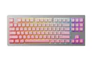 Akko: MonsGeek M3W Silver Ice Cream Purple Switch Aluminium Keyboard