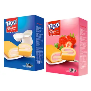 TIPO 牛奶 草莓 瑞士捲 80g【零食圈】早餐蛋糕 零食 蛋糕 美食 伴手禮 團購