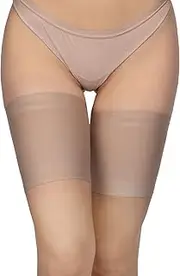 [Annes styling] Elastic thigh bands for women, do not chafe, prevent thighs rubbing, made of satin and lace-lined silicone