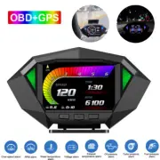 Digital OBD2 GPS HUD Car Head Up Display Speedometer Water Temp Voltage Gauge