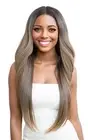 Joe Green 5" Y Shaped HD Lace Frontal Wig Synthetic Pre-Plucked Hair (Ash Blo...