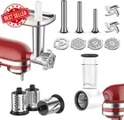 Meat Grinder & Slicer Shredder Attachments Compatible with Stand Mixers