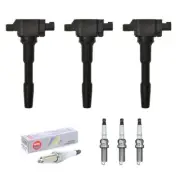 New Set of 3 Ignition Coil & NGK Spark Plug for 2016-2017 Smart Fortwo 0.9L (for: Smart)