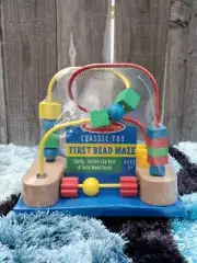 Melissa & Doug Classic Toy First Bead Maze