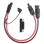 1ft 10AWG Solar Panel Connector Cable, SAE to MC-4 Male Female Adapter PV Ext...